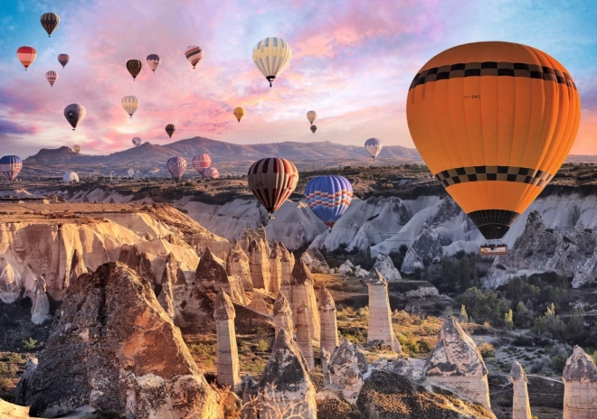 Trefl Puzzle Balloons Over Cappadocia 1000 Pieces with Puzzle Mat