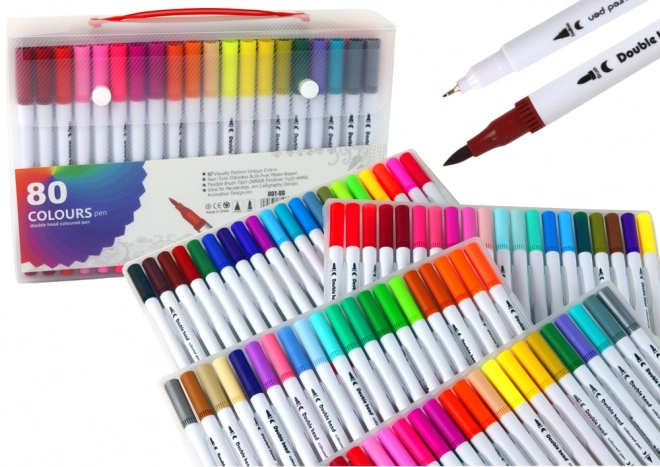 Double-Sided Marker Set with Organizer