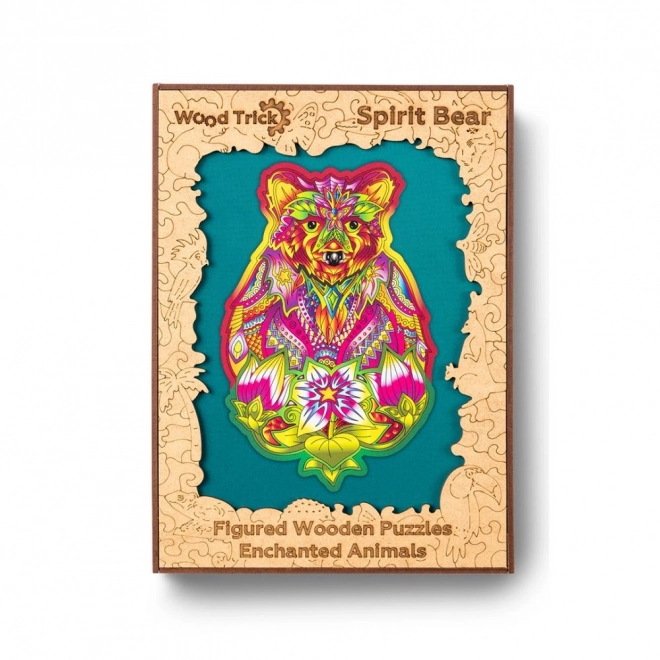 Colorful Wooden Bear Puzzle