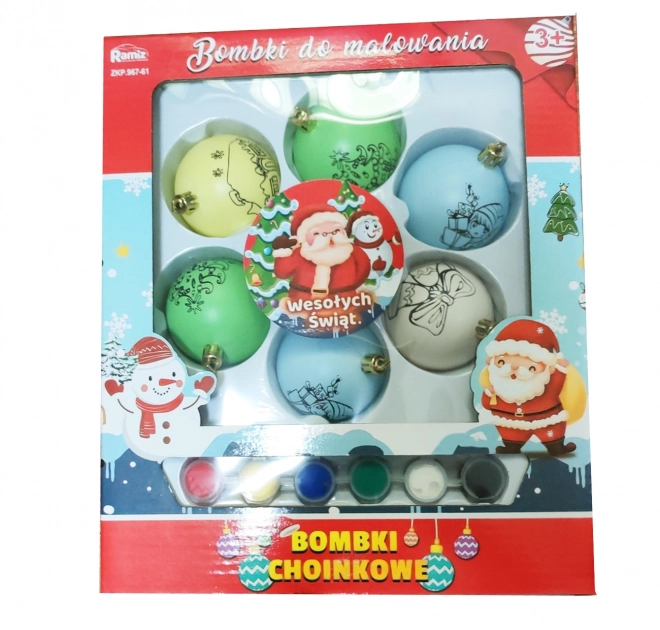 Christmas ornament painting set