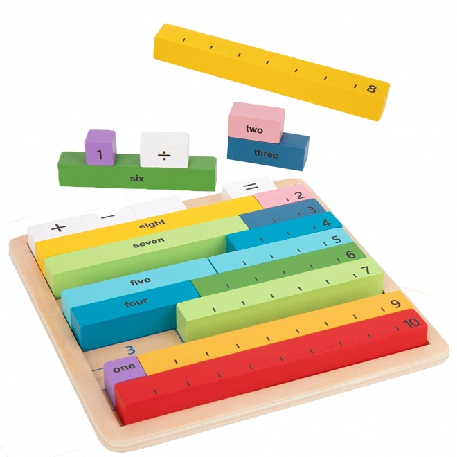 Gioco in legno - puzzle contare