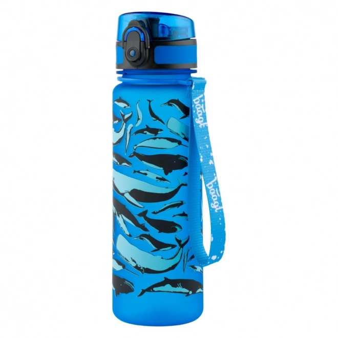 Baagl Tritan Water Bottle Whales 500ml