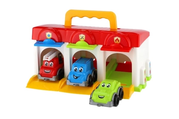 Toy Garage with Cars and Accessories