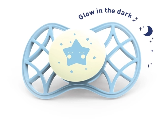 Physiological Night Glow Pacifier - Aquamarine