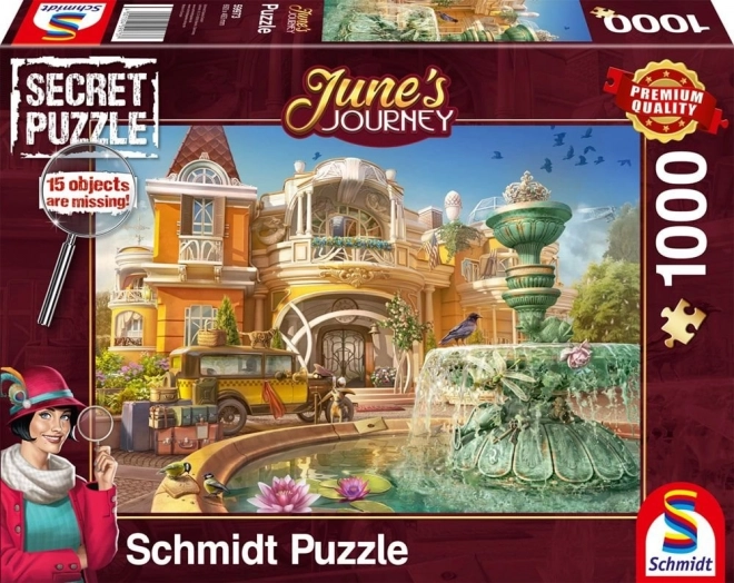 Schmidt Secret Puzzle: June's Journey Orchid Estate 1000 Pieces