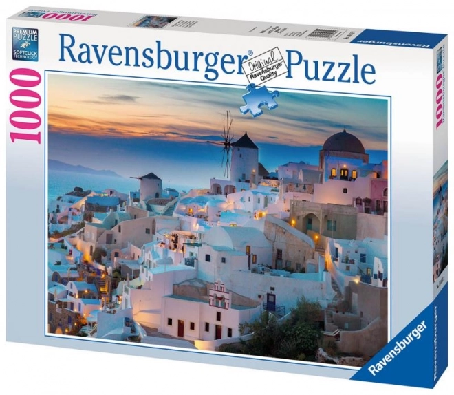 Puzzle Sera a Santorini 1000 pezzi Ravensburger