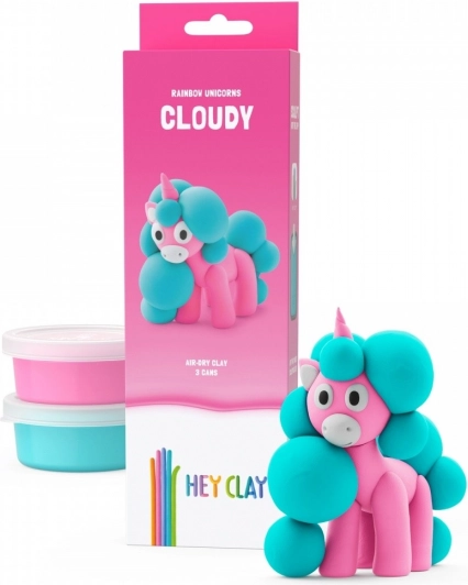 Hey Clay Egyszarvú Gyurma 3 csomag, Cloudy