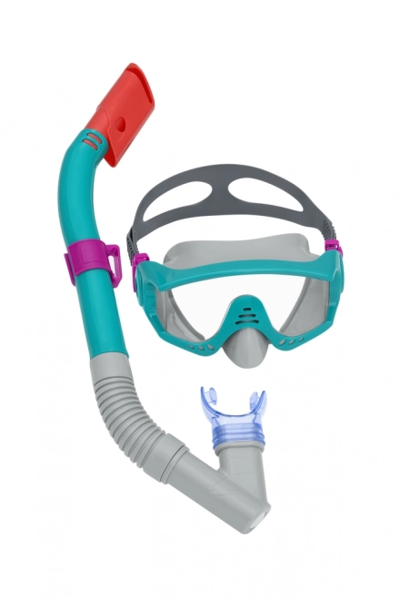 Potápěčská sada Bestway Mask, Flippers, Tube 25020 – Tyrkysová