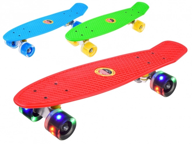 Skateboard With LED Wheels