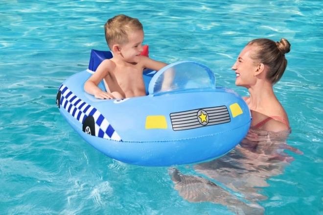 Inflatable Police Boat Toy for Kids - BESTWAY