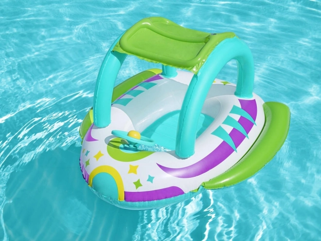 Inflatable Boat With Sunshade For Kids