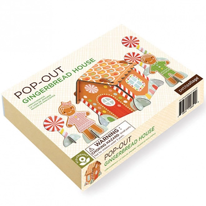 Gingerbread House 3D Puzzle by Petit Collage