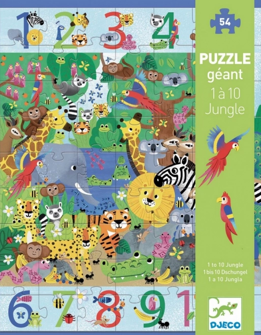 DJECO Jungle Puzzle 54 Pieces