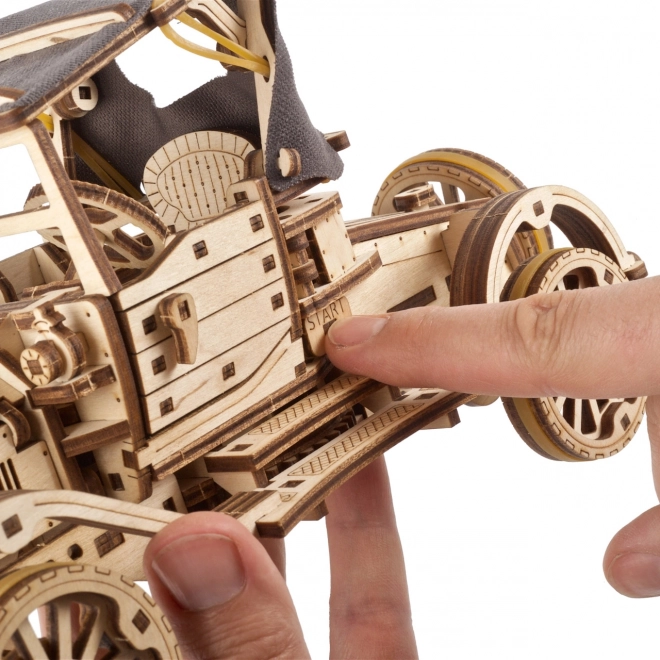 Ugears Wooden Mechanical Puzzle Vintage Car Model