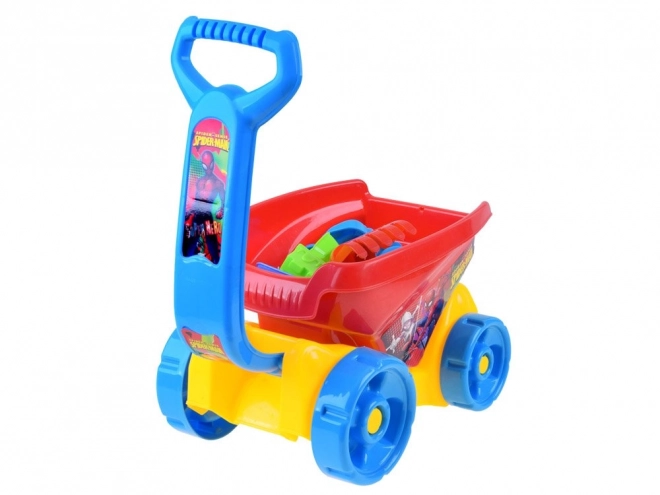 Sandbox Cart with Spiderman Design