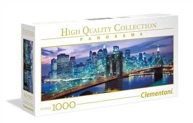 Clementoni Panoramic Puzzle Brooklyn Bridge New York 1000 Pieces