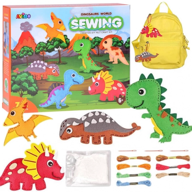 Dinosaur DIY Sewing Set