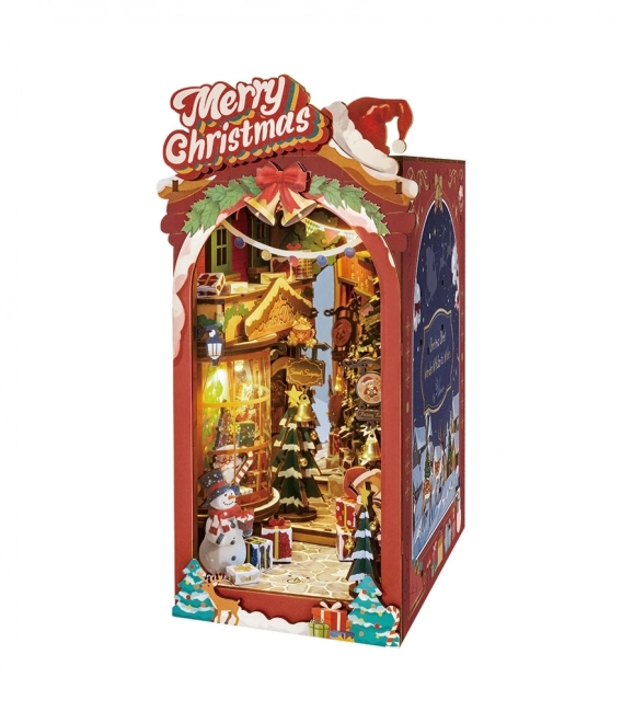 3D Puzzle Bookend Christmas Lane