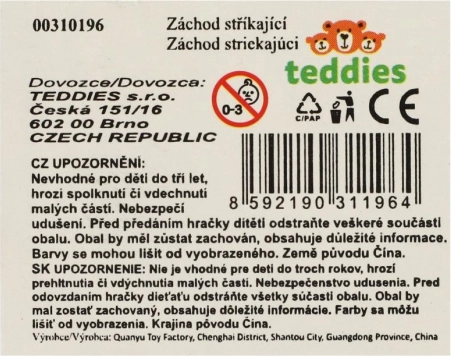 Zabavna špricajoča igrača v obliki stranišča - 4 barvne variante