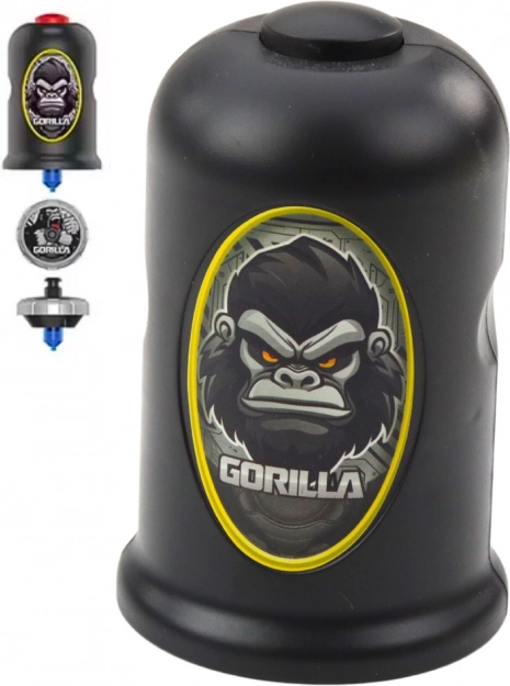 Set Launcher with Flying Disc Gorilla Black