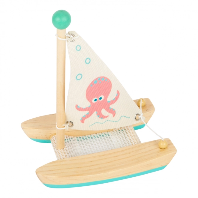 Small Foot Octopus Catamaran Bath Toy