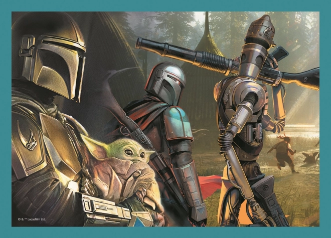 Star Wars The Mandalorian Progressive Puzzle Set