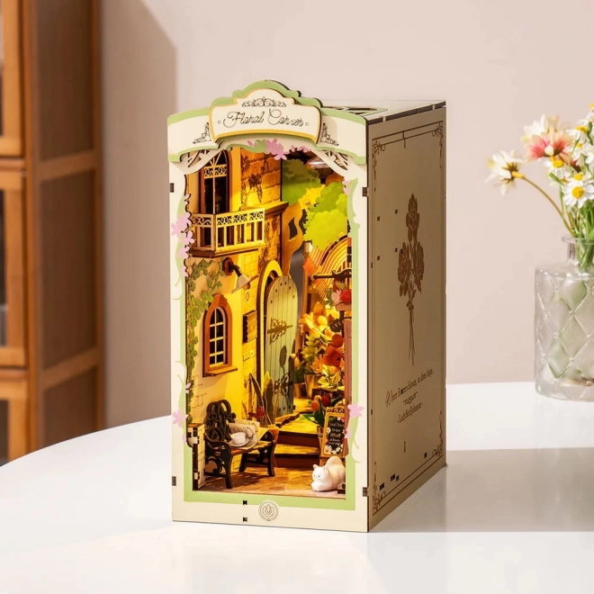 3D Puzzle Bookend Flower Corner