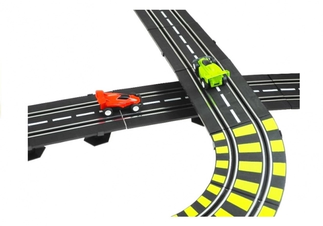 Racing Track Set with Cars and Power Supply