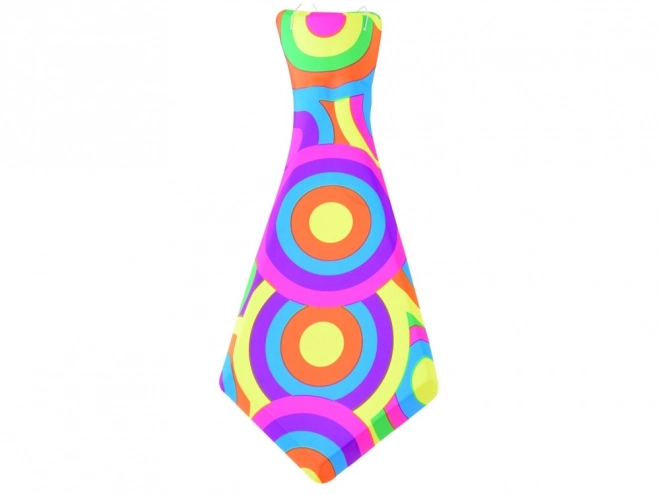 Colorful Carnival Tie with Elastic Band