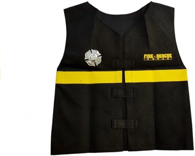 Reflective vest with FIRE RESCUE emblem
