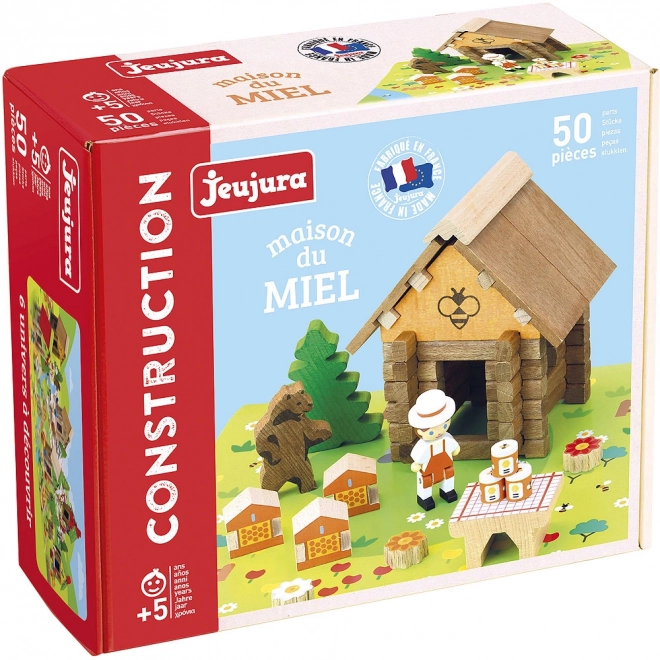 Jeujura Wooden Building Set - Beehive Theme