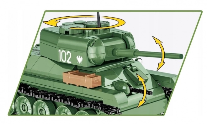 T-34-85 Soviet Medium Tank Model Set by COBI