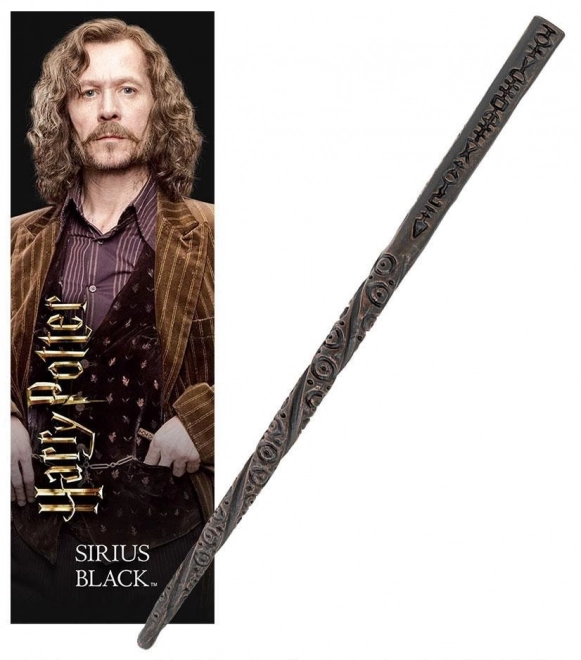 Sirius Black Magic Wand with 3D Bookmark