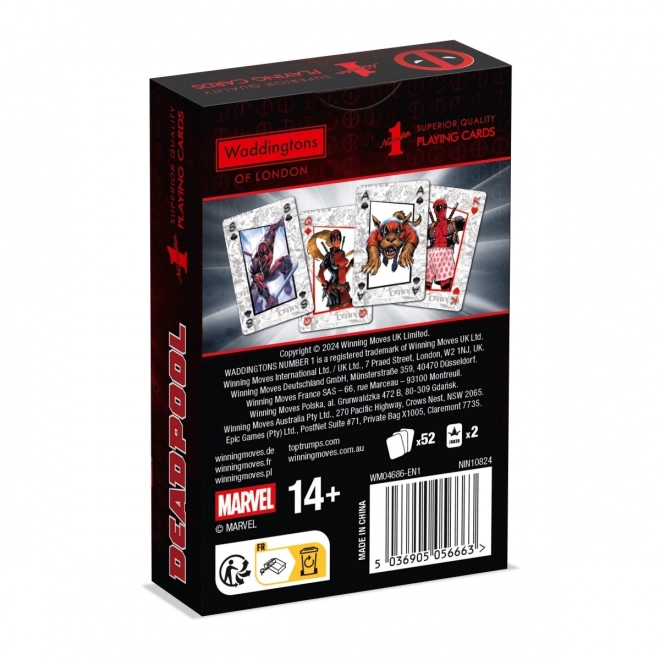 Deadpool Playing Cards by Waddingtons