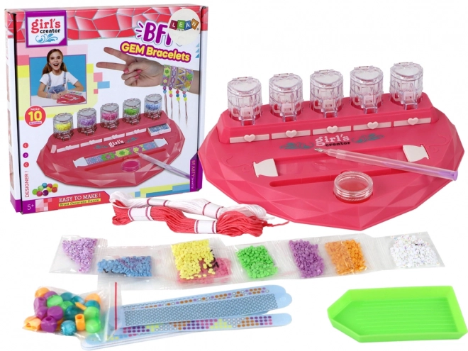 Bracelet Making Kit with Diamonds