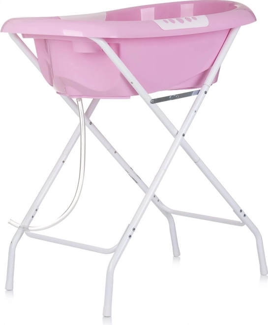 Babywanne Chipolino Noemi mit rosa Ständer