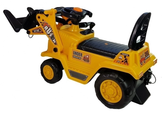 Toddler Ride-On Forklift with Moving Parts Yellow