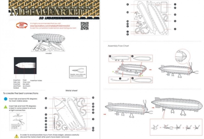 Metal Earth 3D Puzzle Graf Zeppelin Airship