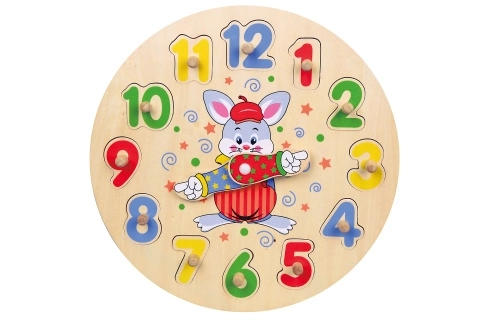 Wooden Educational Clock Puzzle