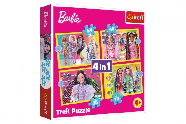 Barbie Jolly World 4-in-1 Puzzle Set