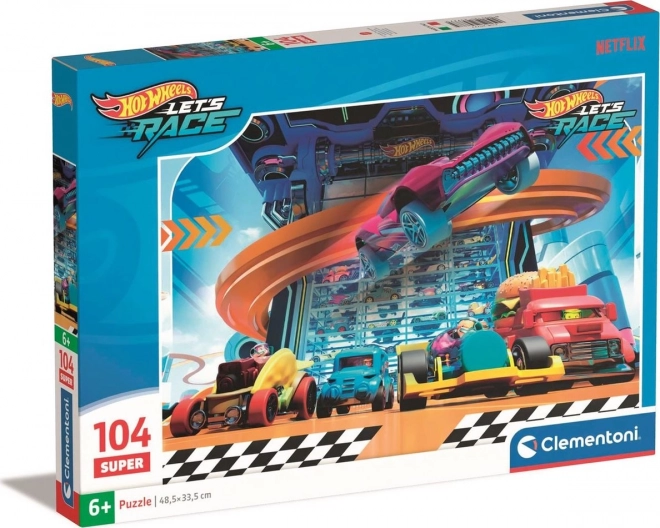 Clementoni Hot Wheels 104-Piece Puzzle