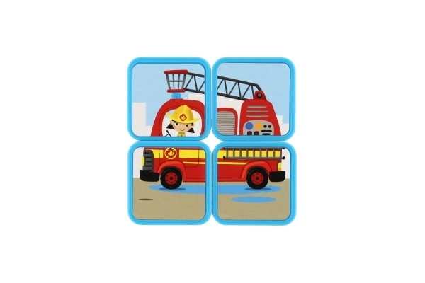 Magnetic Puzzle Board - Transportation Theme