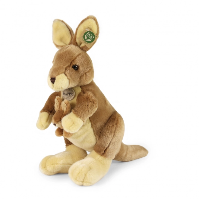 Plush Kangaroo with Joey Eco-Friendly