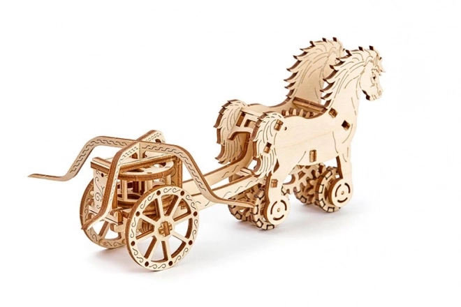 Wooden City 3D Wooden Mechanical Puzzle Da Vinci's War Wagon