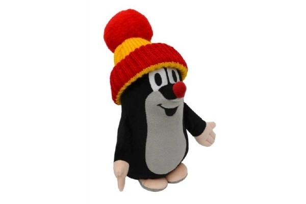 Krtek Plush Toy with Removable Knitted Hat