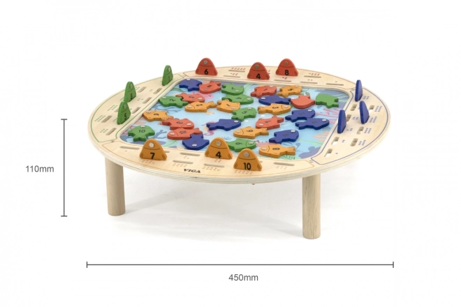 Wooden Fishing Game