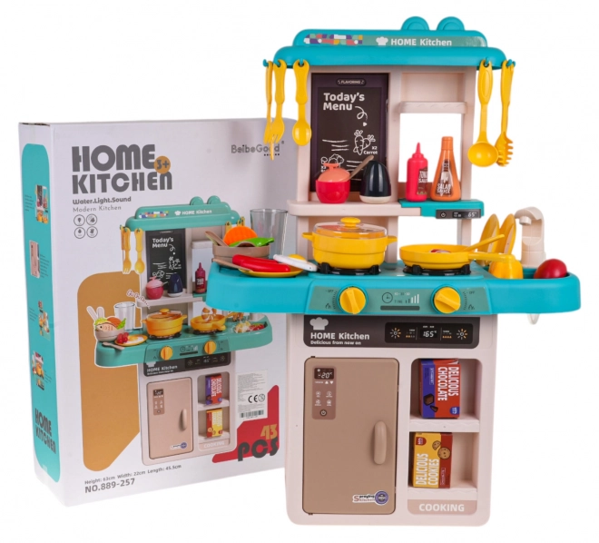 Interactive Kitchen Set with Lights and Sounds