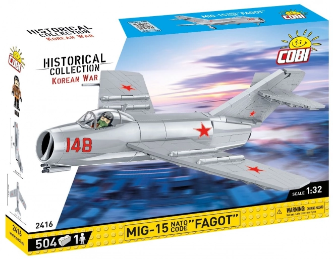 Mig-15 Jet Fighter Toy Blocks