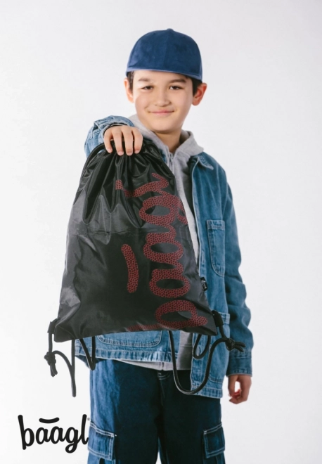 Baagl Red Skate Bag