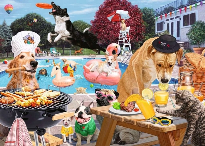 Ravensburger Summer Dogs 1000 Piece Puzzle